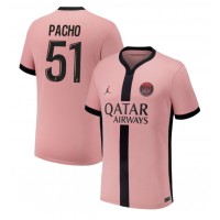 Paris Saint-Germain Willian Pacho #51 Tredjeställ 2024-25 Kortärmad